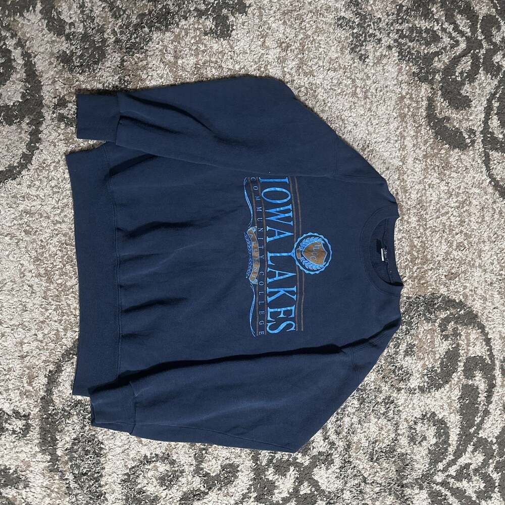 Vintage Jansport Iowa Lake Comm. College Sweatshirt XL Made in USA